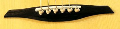 Подставка для струн акустической гитары
